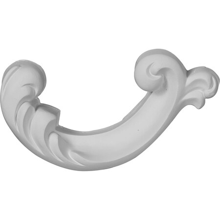 Ekena Millwork 5 1/4"W x 2 1/2"H x 7/8"P Maria Swag Onlay, Left ONL05X02X00MA-L